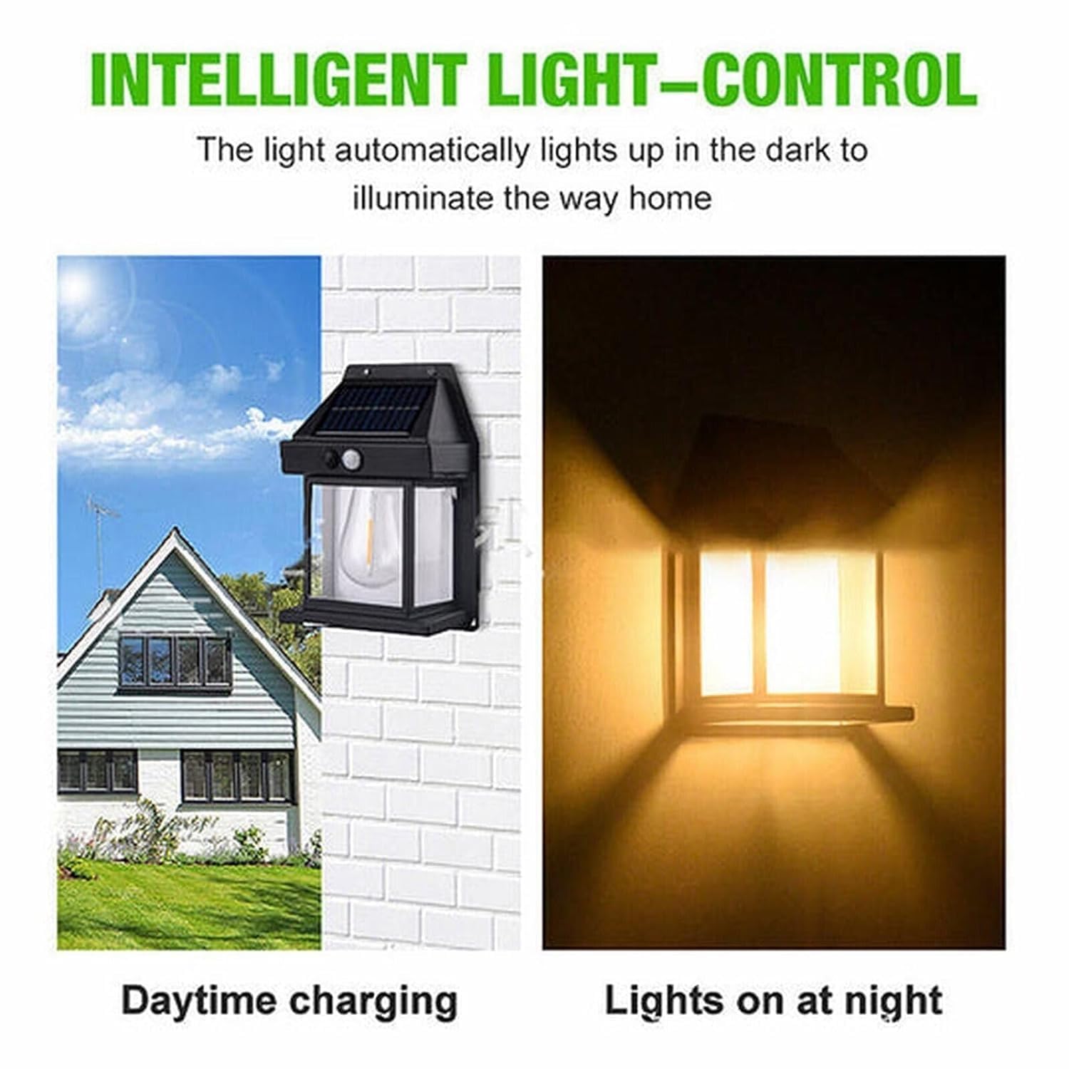 deevudi New Wireless Dusk to Dawn Motion Sensor LED Wall Sconce, Solar Light Outdoor Wall Light, Solar Lamp with Motion Sensor, Waterproof Outdoor Lamp for Garden, Patio, Yard (1 pc)